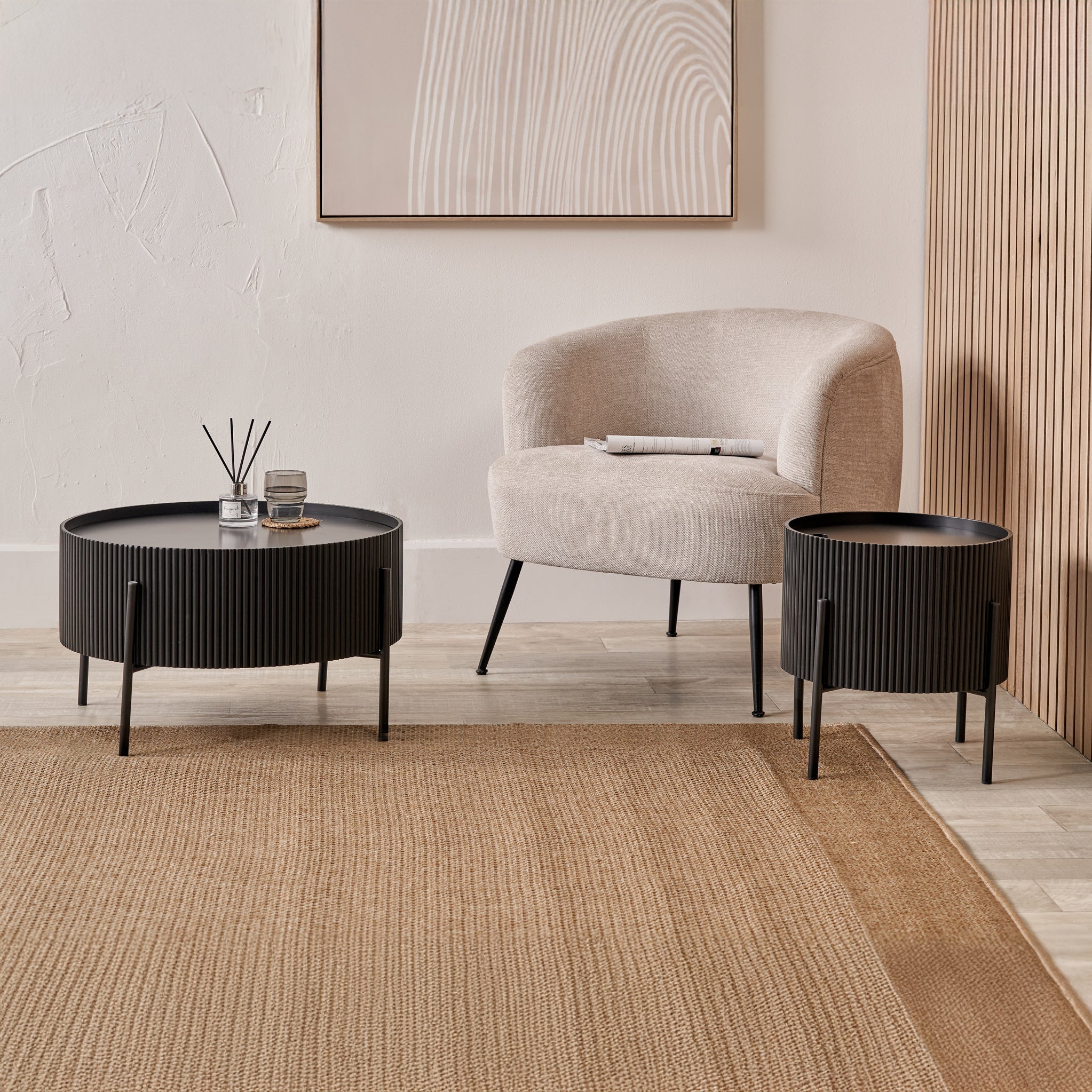 Henderson Fluted Edge Storage Coffee Table