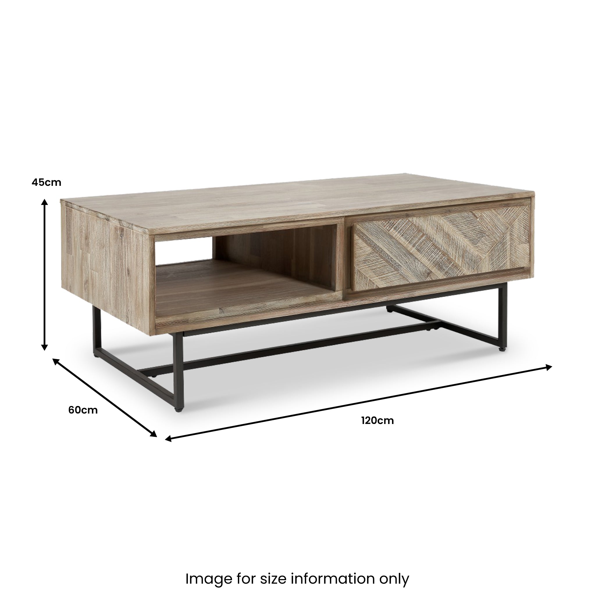 Marca Sand Wash Acacia Coffee Table