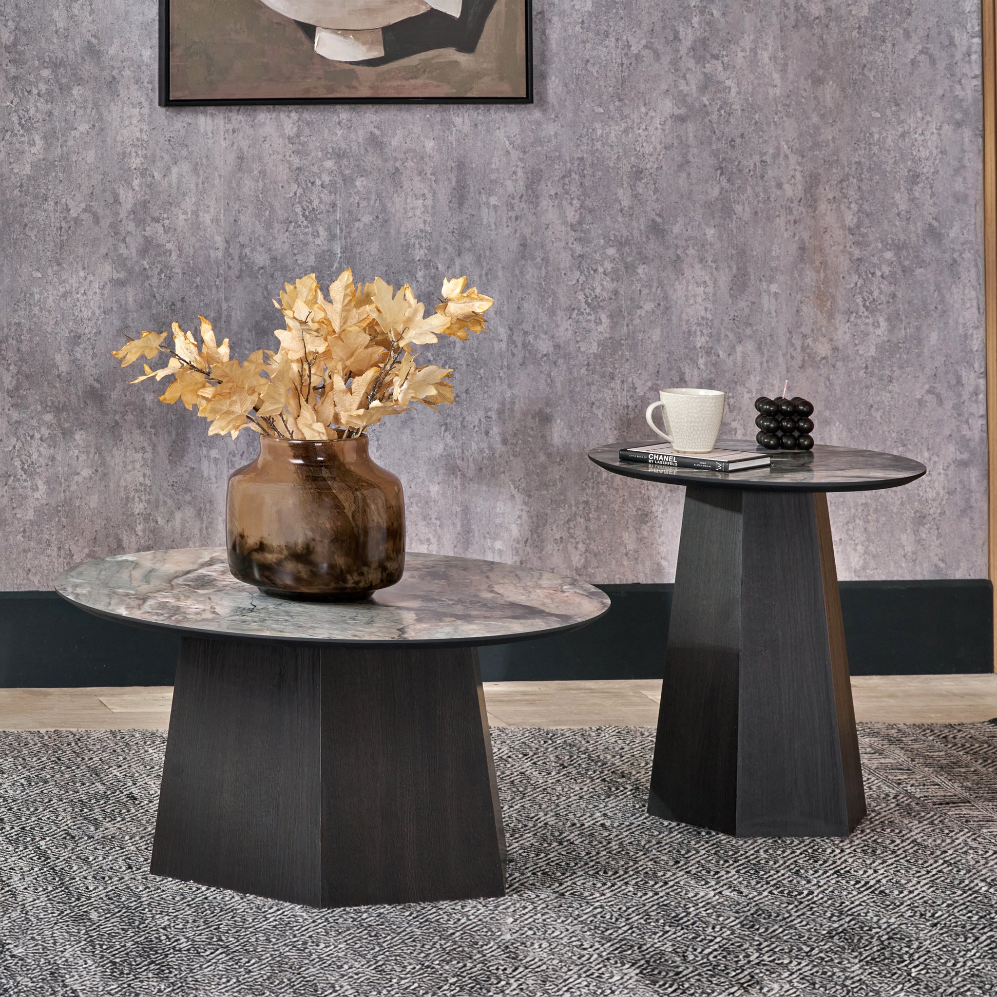 Myana Marble Effect Coffee Table