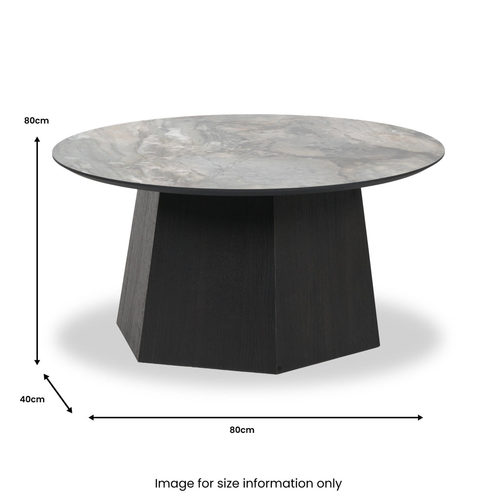 Myana Marble Effect Coffee Table