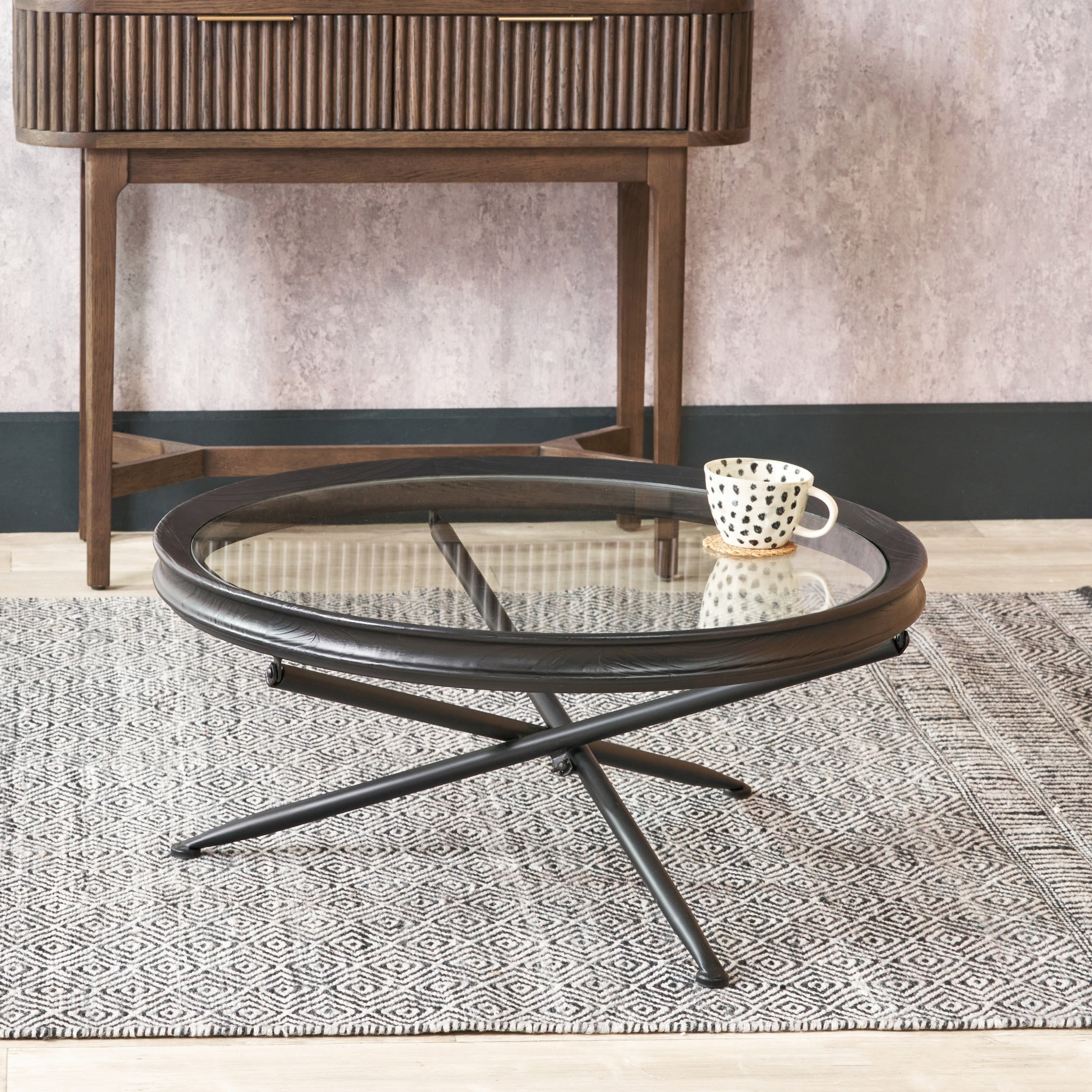 Elwood Glass Coffee Table