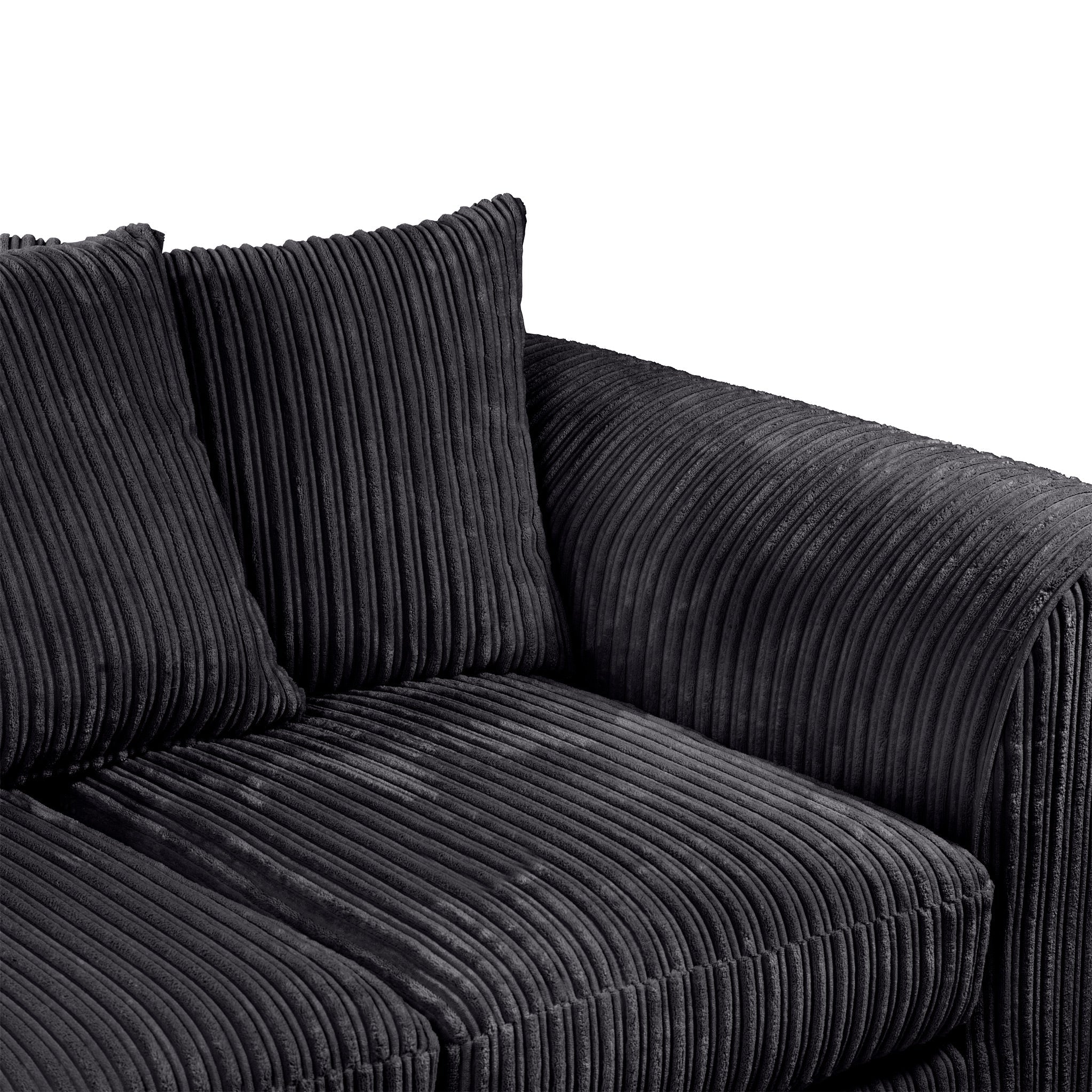 Bletchley Jumbo Cord Chaise Sofa