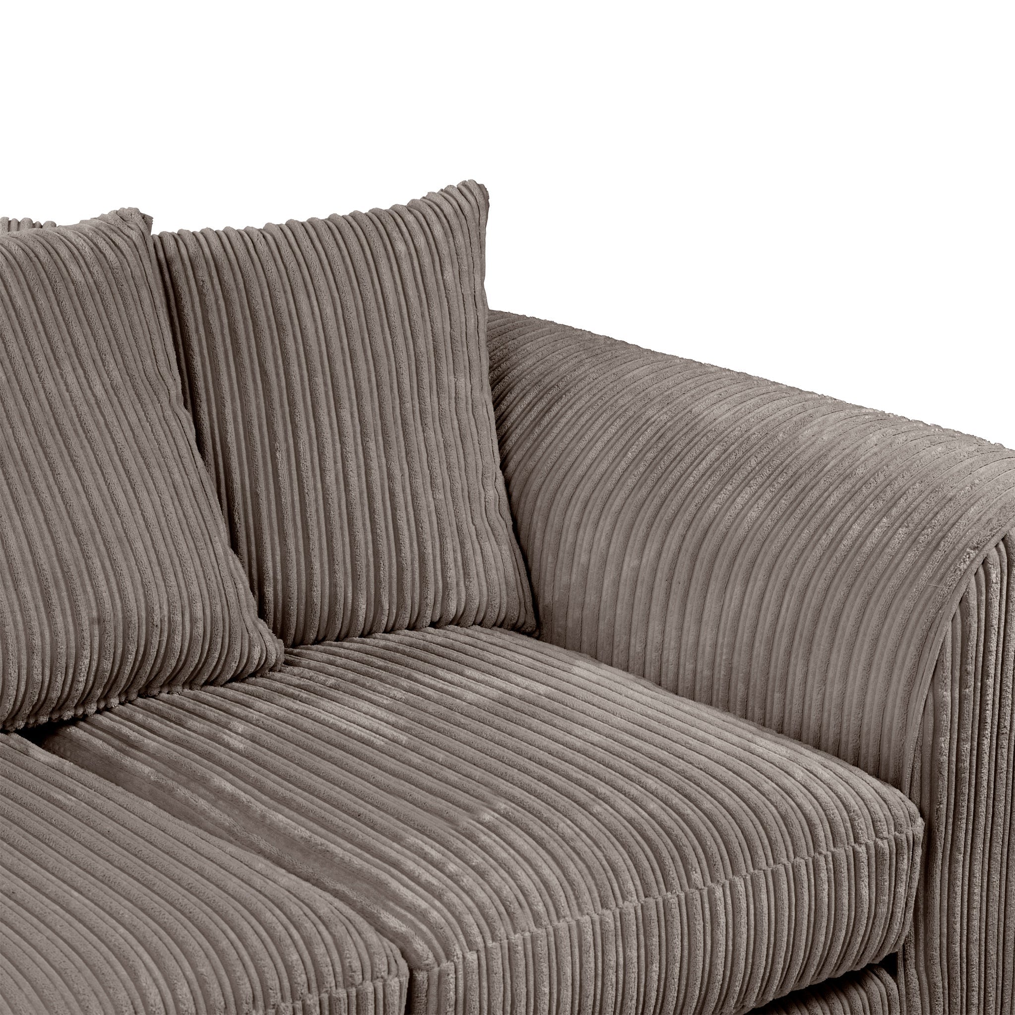 Bletchley Jumbo Cord Chaise Sofa