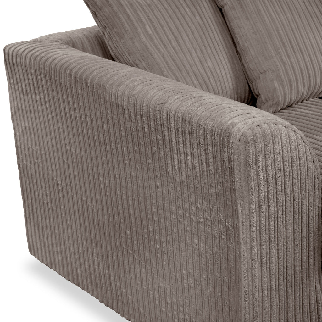 Bletchley Jumbo Cord Chaise Sofa