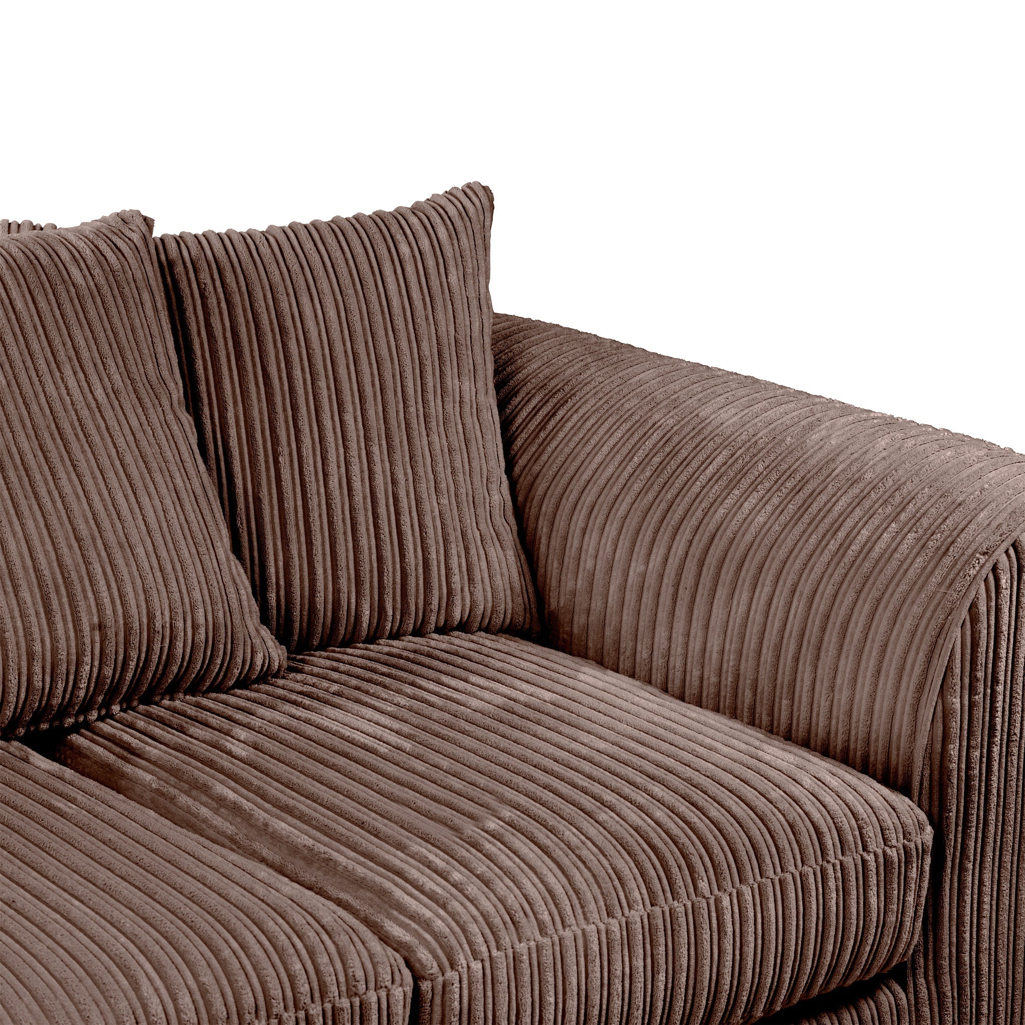 Bletchley Jumbo Cord Chaise Sofa