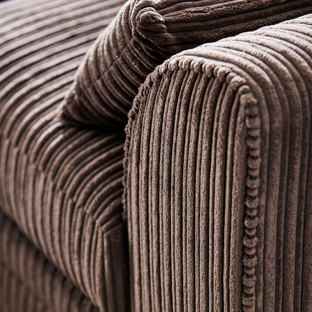 Bletchley Jumbo Cord Chaise Sofa