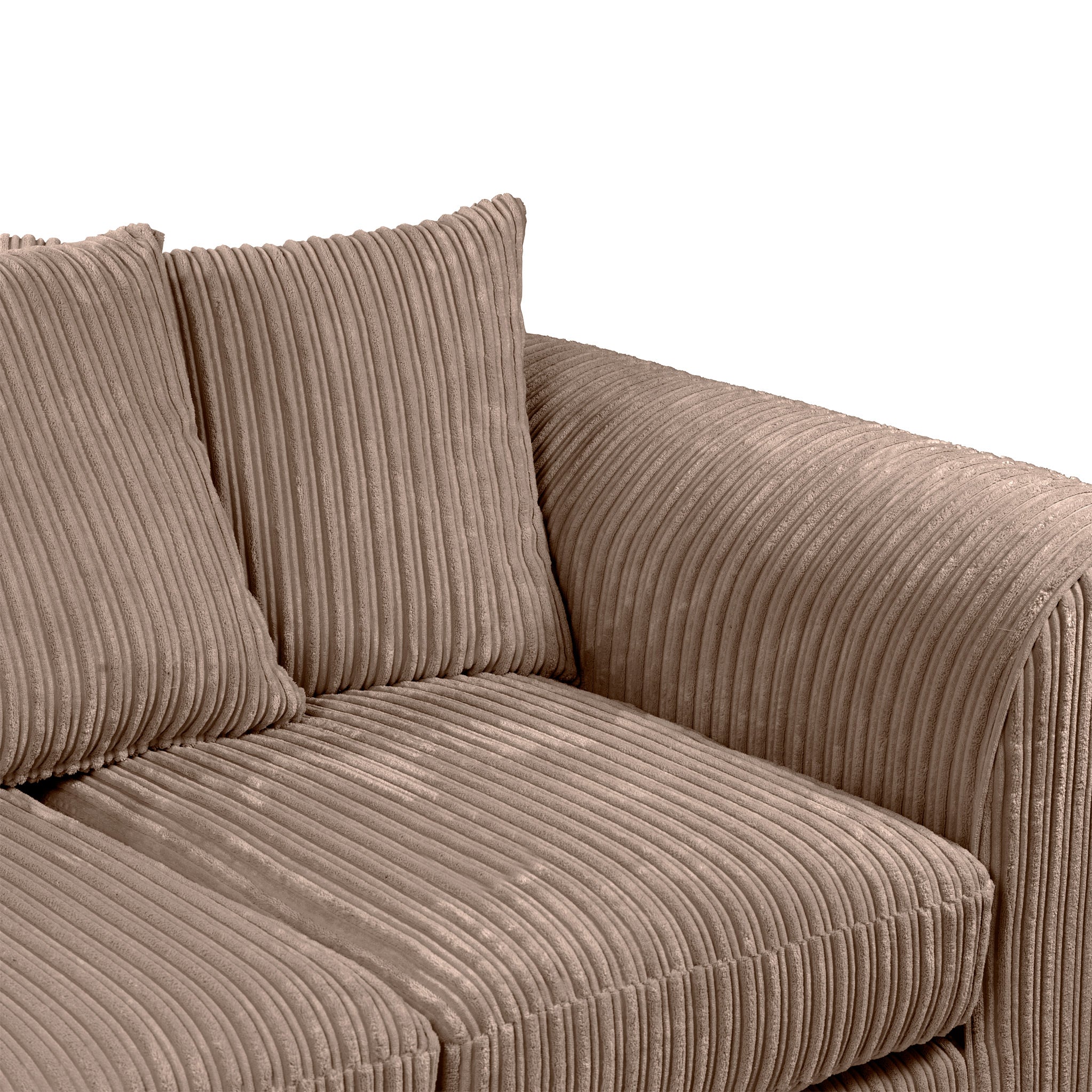 Bletchley Jumbo Cord Chaise Sofa