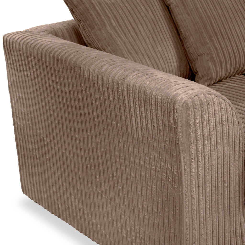 Bletchley Jumbo Cord Chaise Sofa