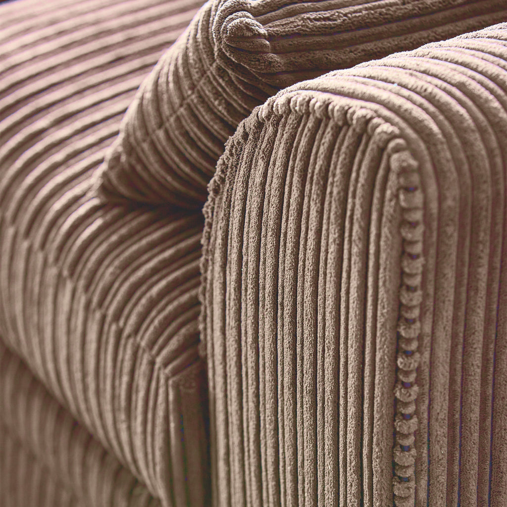 Bletchley Jumbo Cord Chaise Sofa