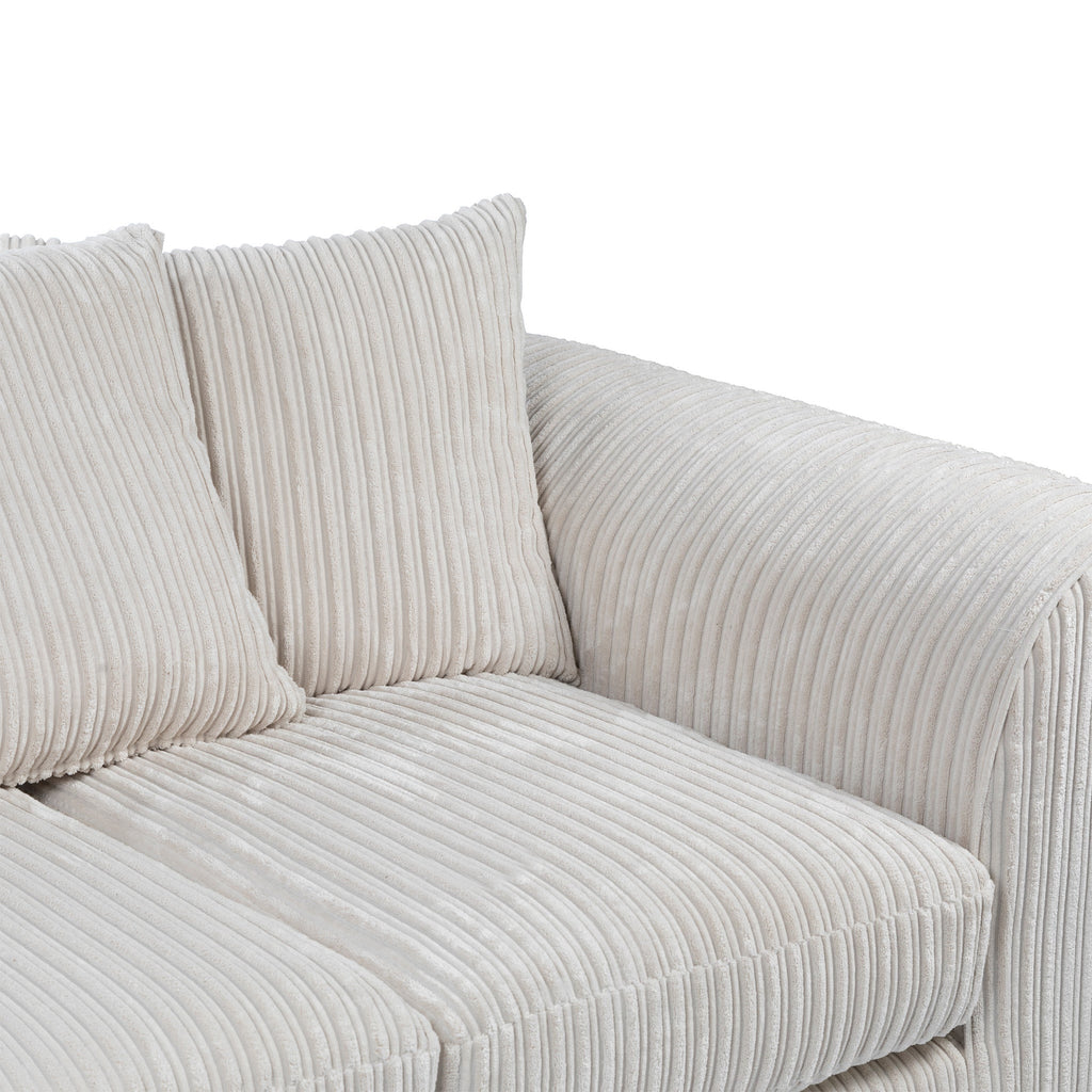 Bletchley Jumbo Cord Chaise Sofa
