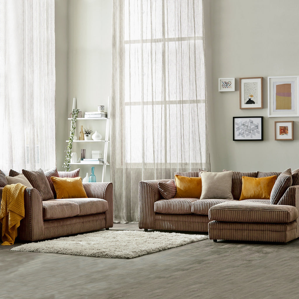 Bletchley Jumbo Cord Chaise Sofa