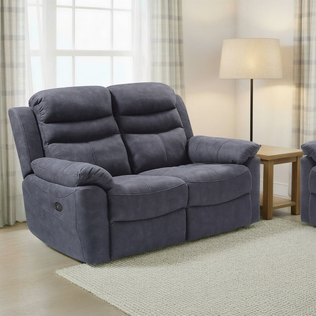 Conway Charcoal Power Reclining 2 Seater Sofa