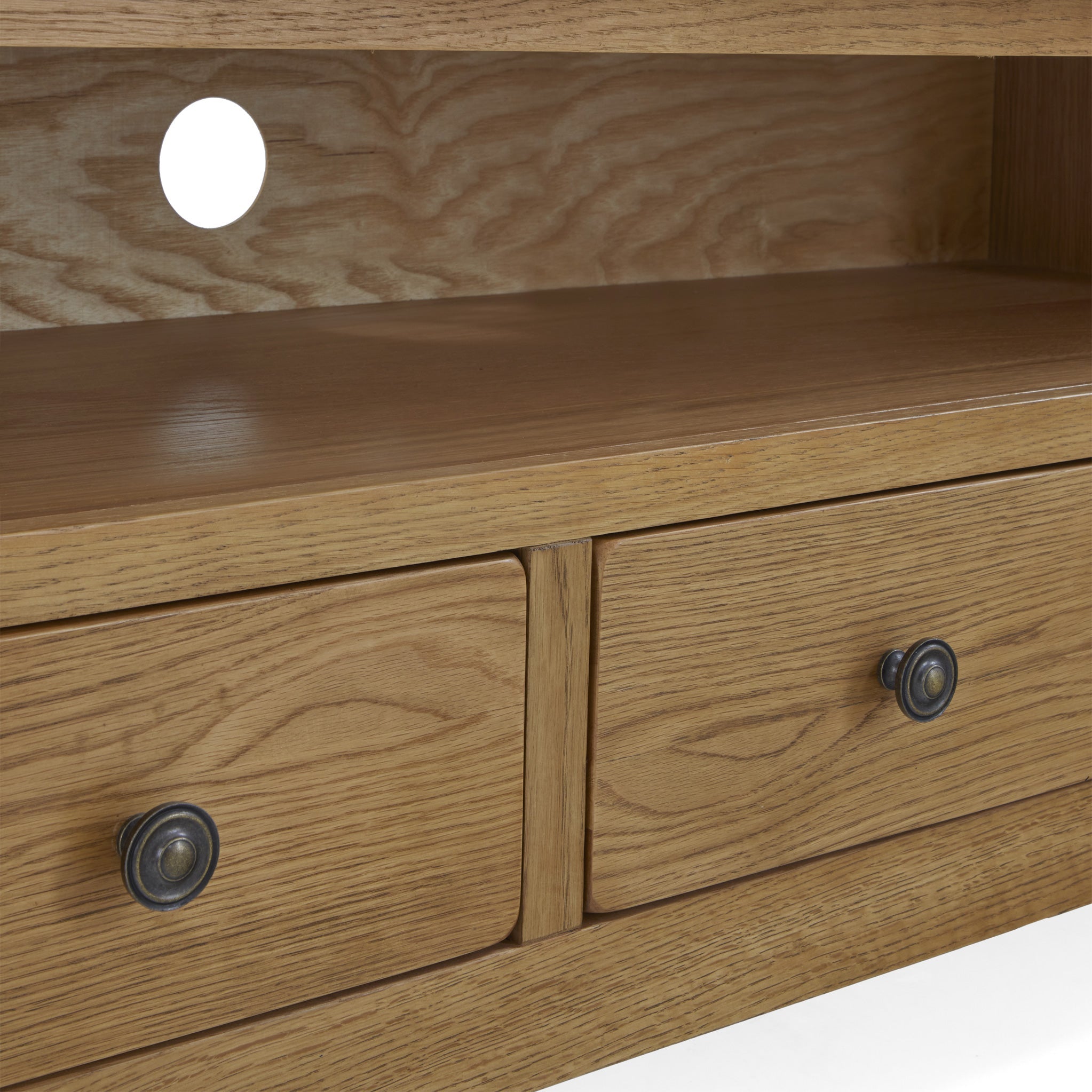 Broadway Oak 180cm TV Unit