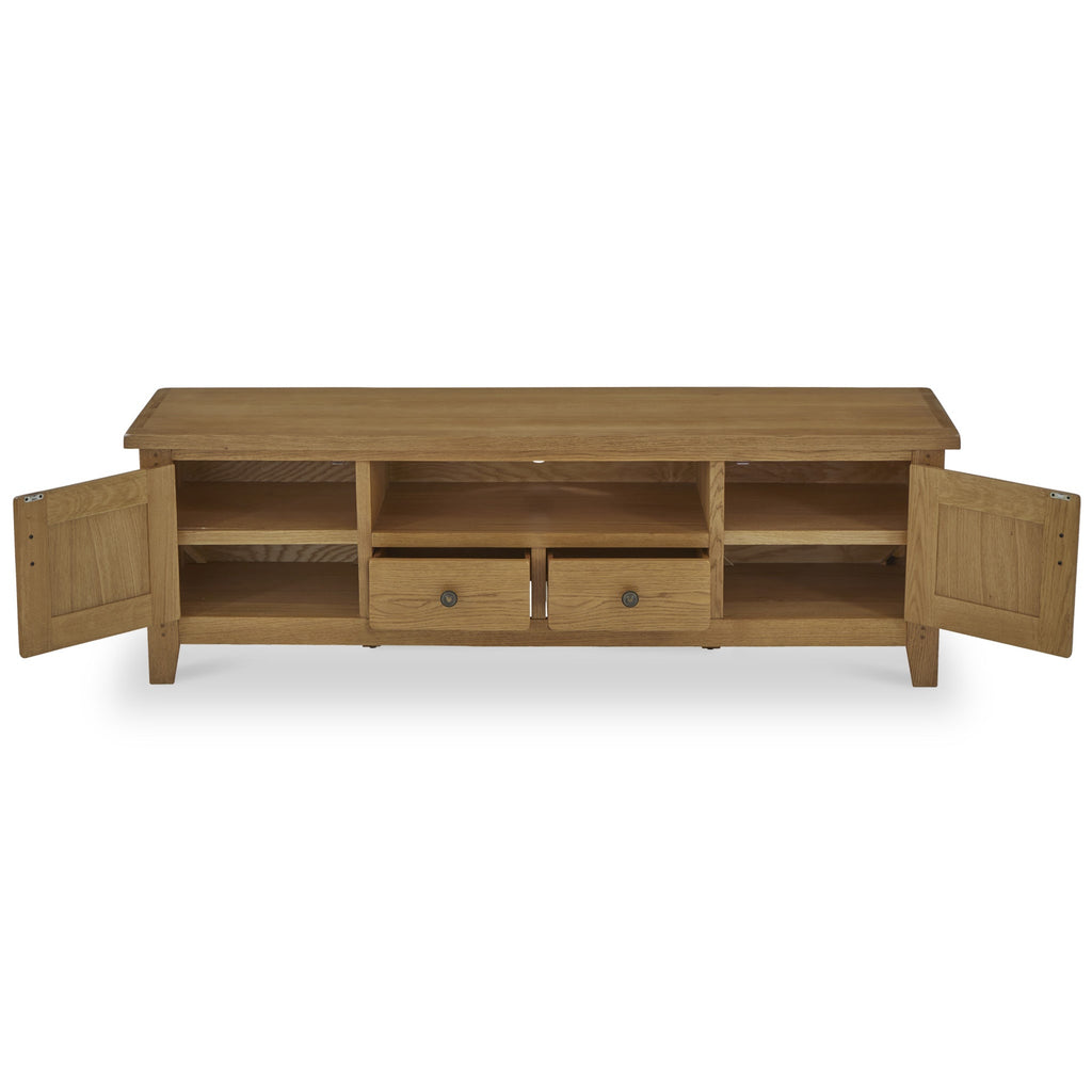 Broadway Oak 180cm TV Unit