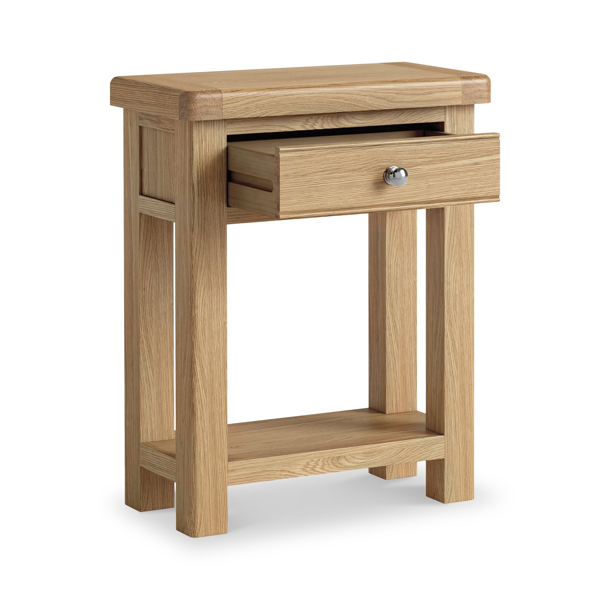 Portland Oak 1 Drawer Telephone Table