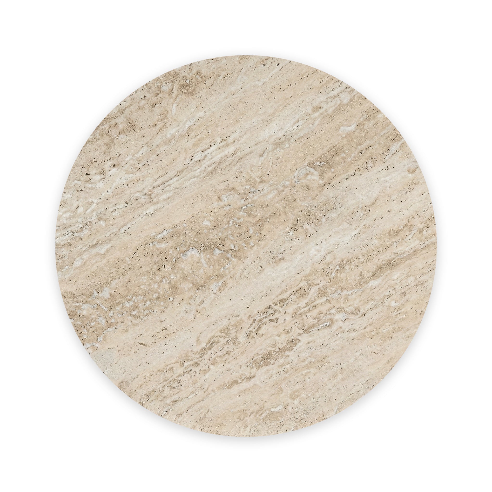 Mylor Travertine Top Coffee Table