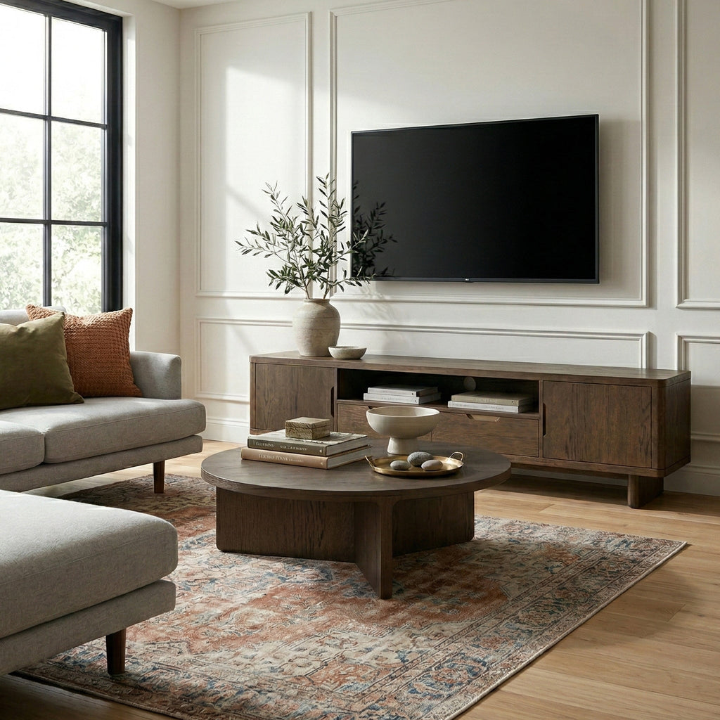 Mylor Oak 200cm TV Unit