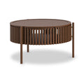 Shorwell Dark Oak Slatted Story 2 Door Coffee Table