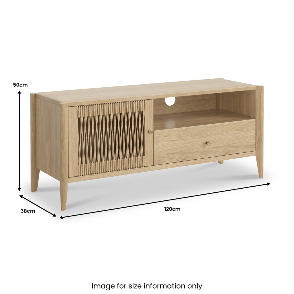 Harborough Oak 120cm TV Unit