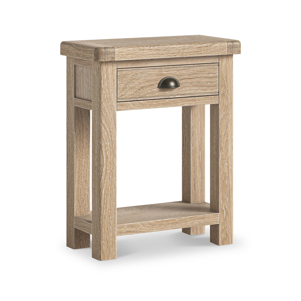 Portland Washed Oak Telephone Table