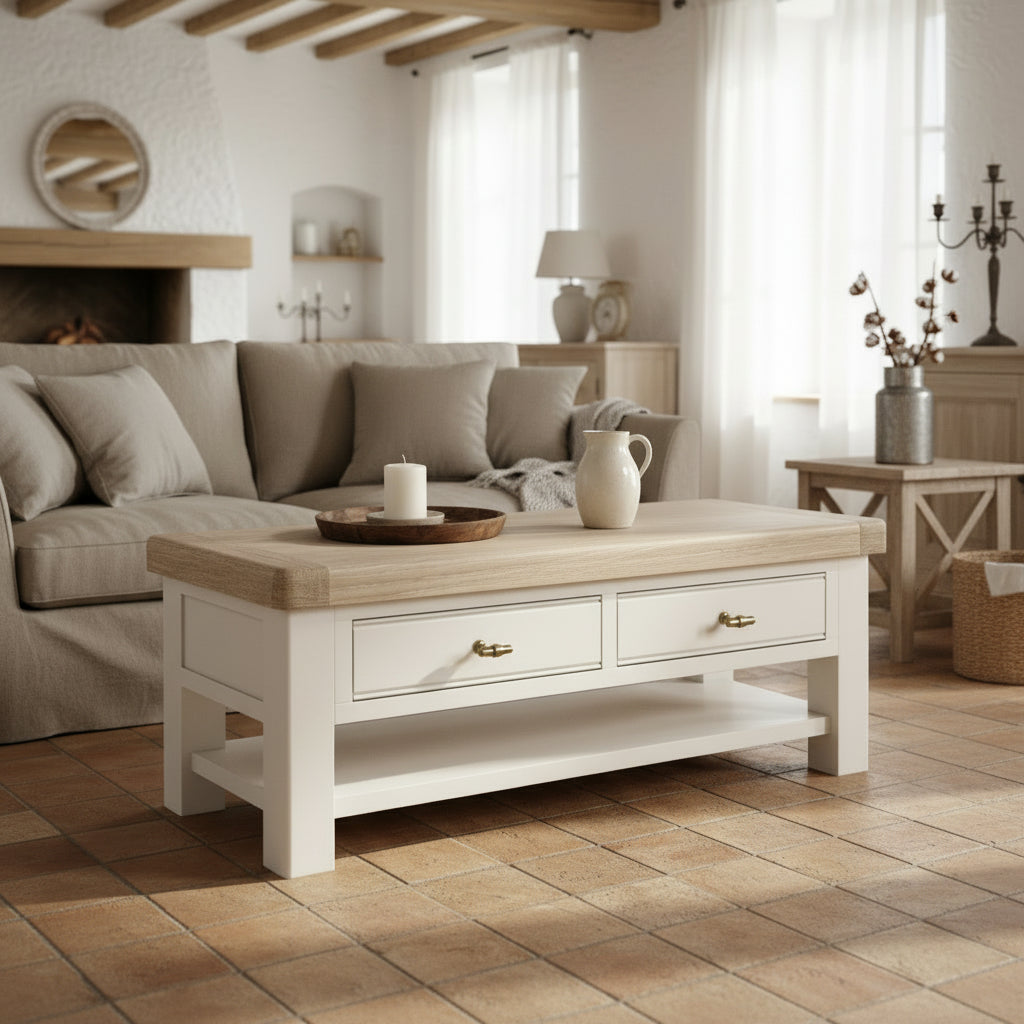 Belmont 2 Drawer Coffee Table