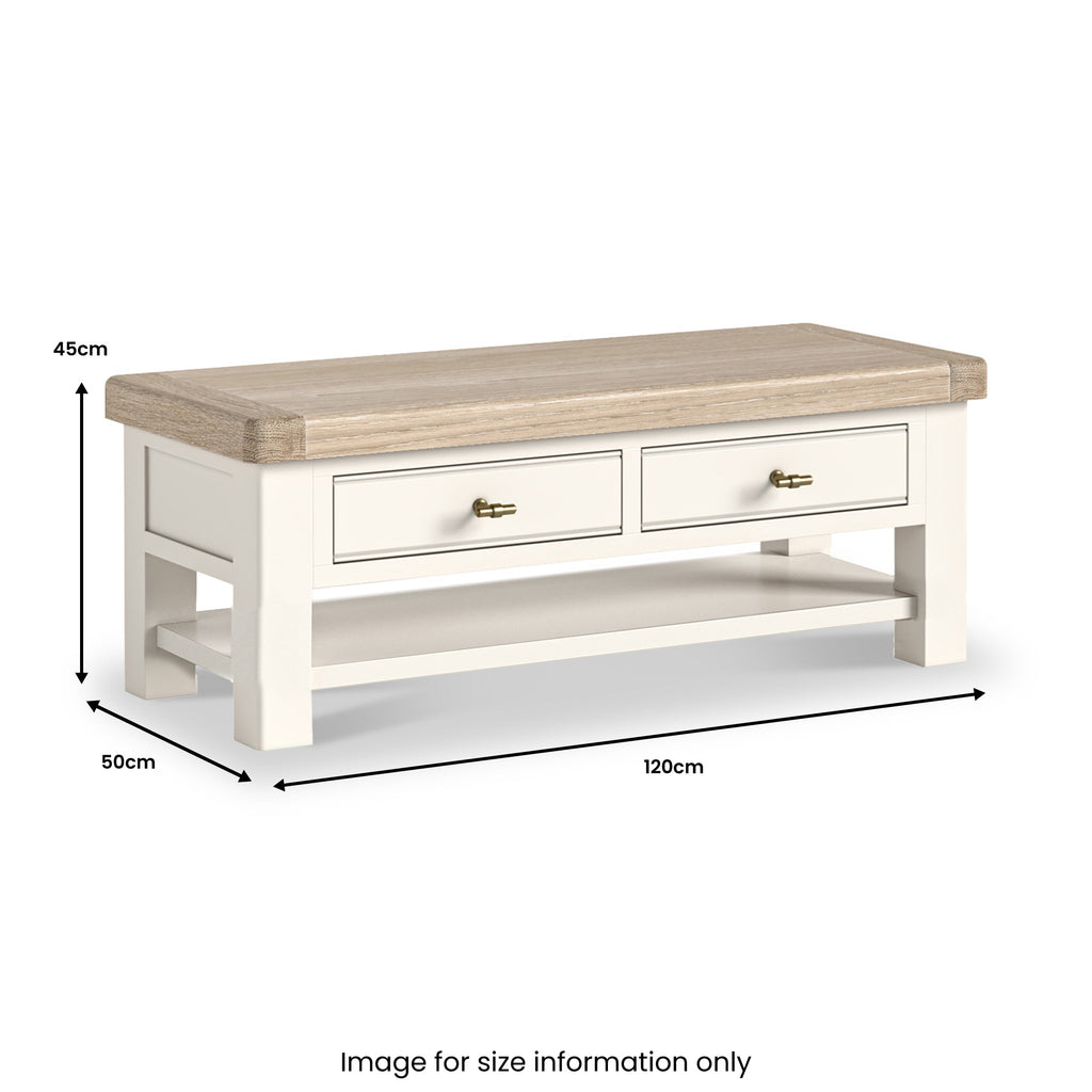 Belmont 2 Drawer Coffee Table