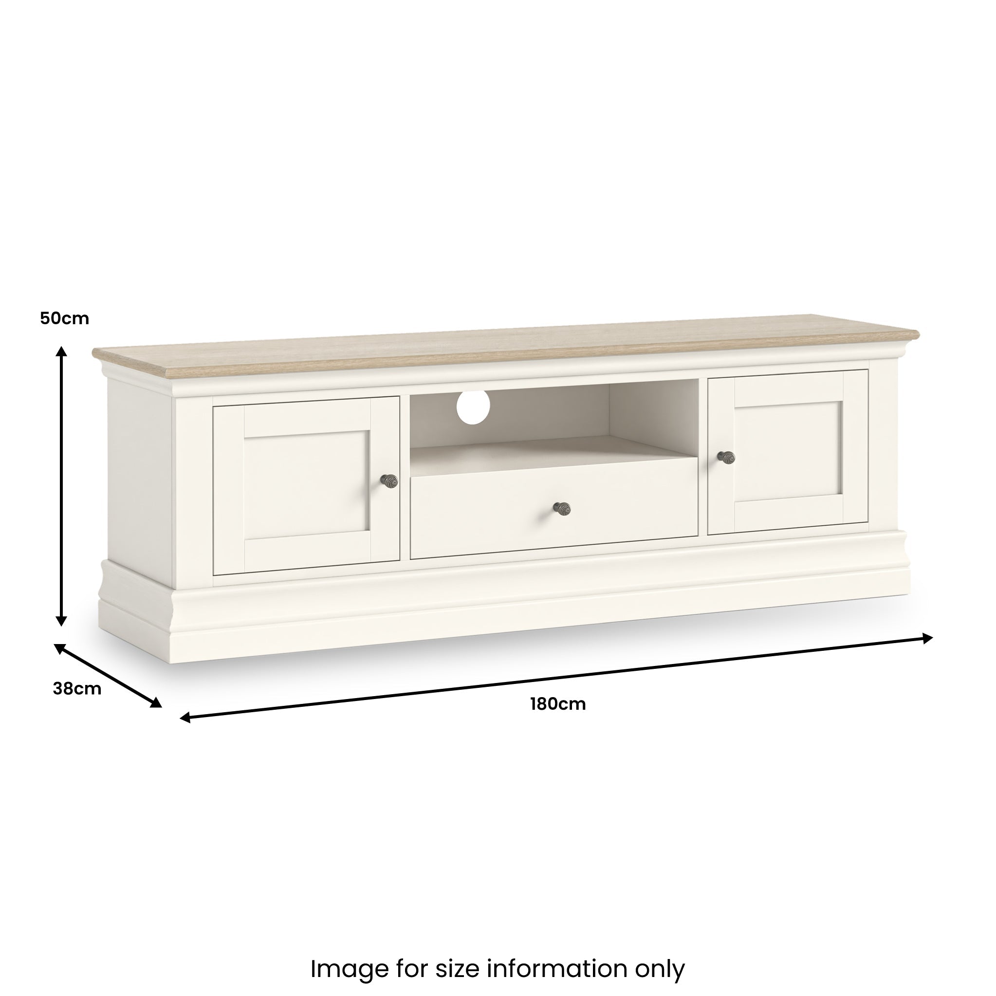 Linden 180cm Wide TV Unit