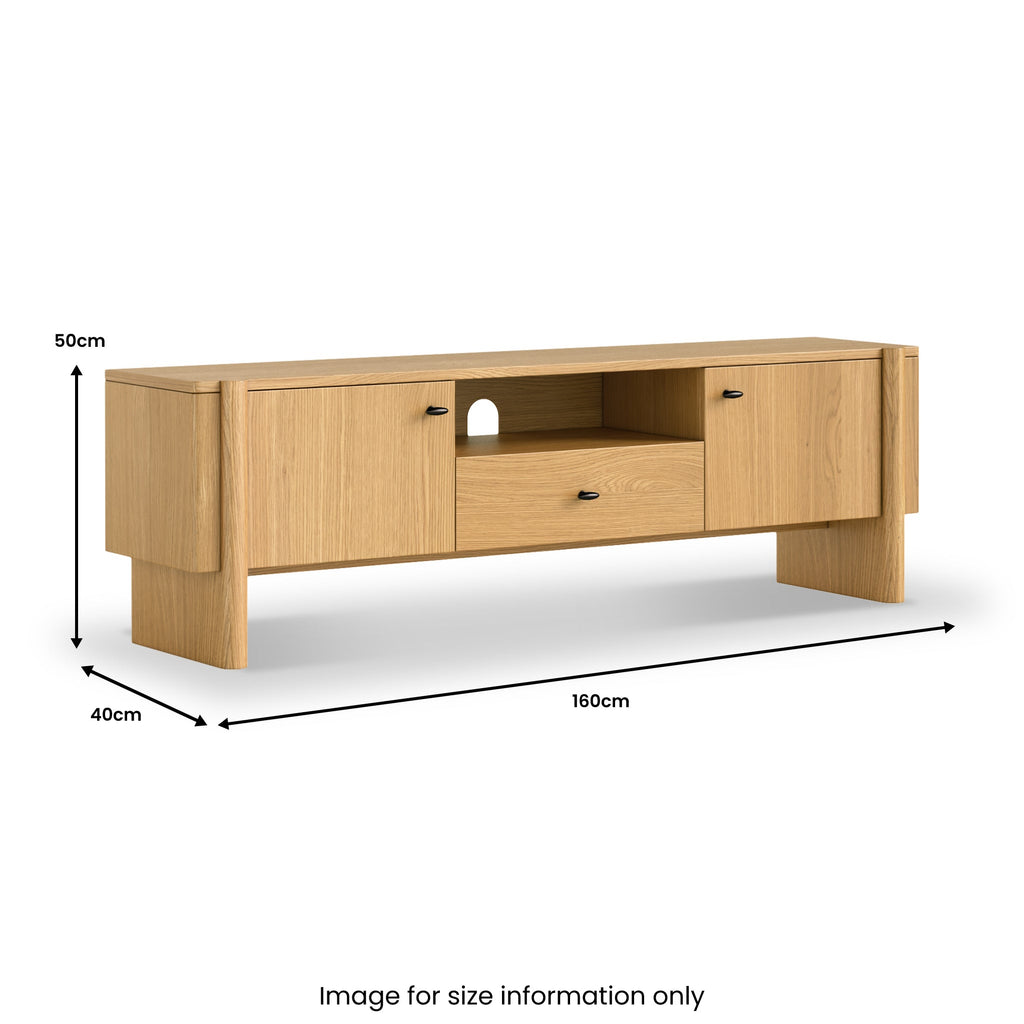 Arden Oak 160cm TV Unit