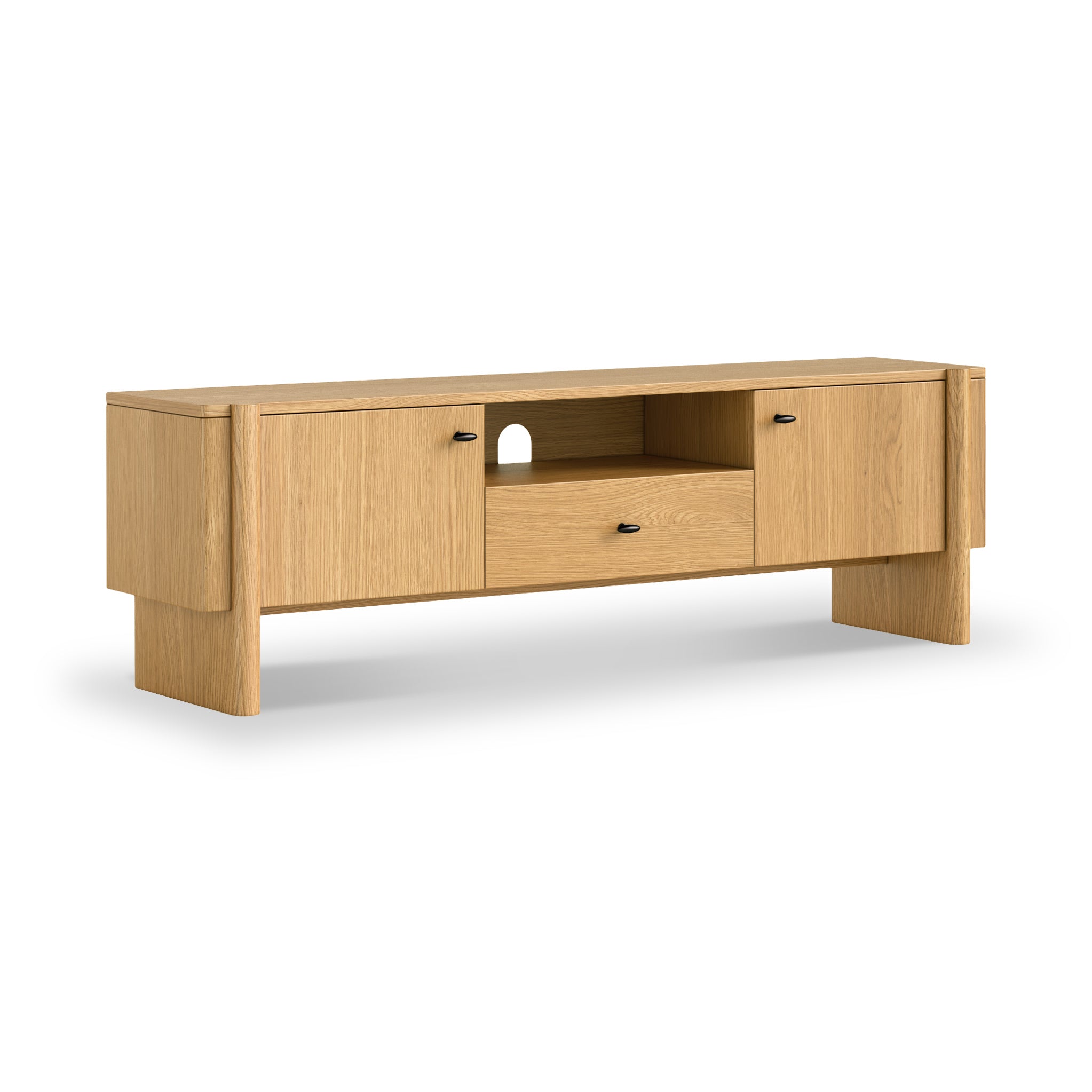 Arden Oak 210cm Wide TV Unit