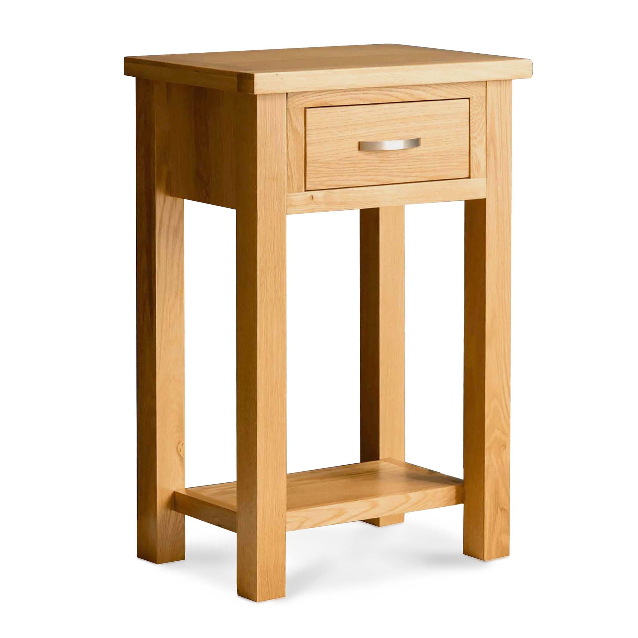 London Oak Telephone Table