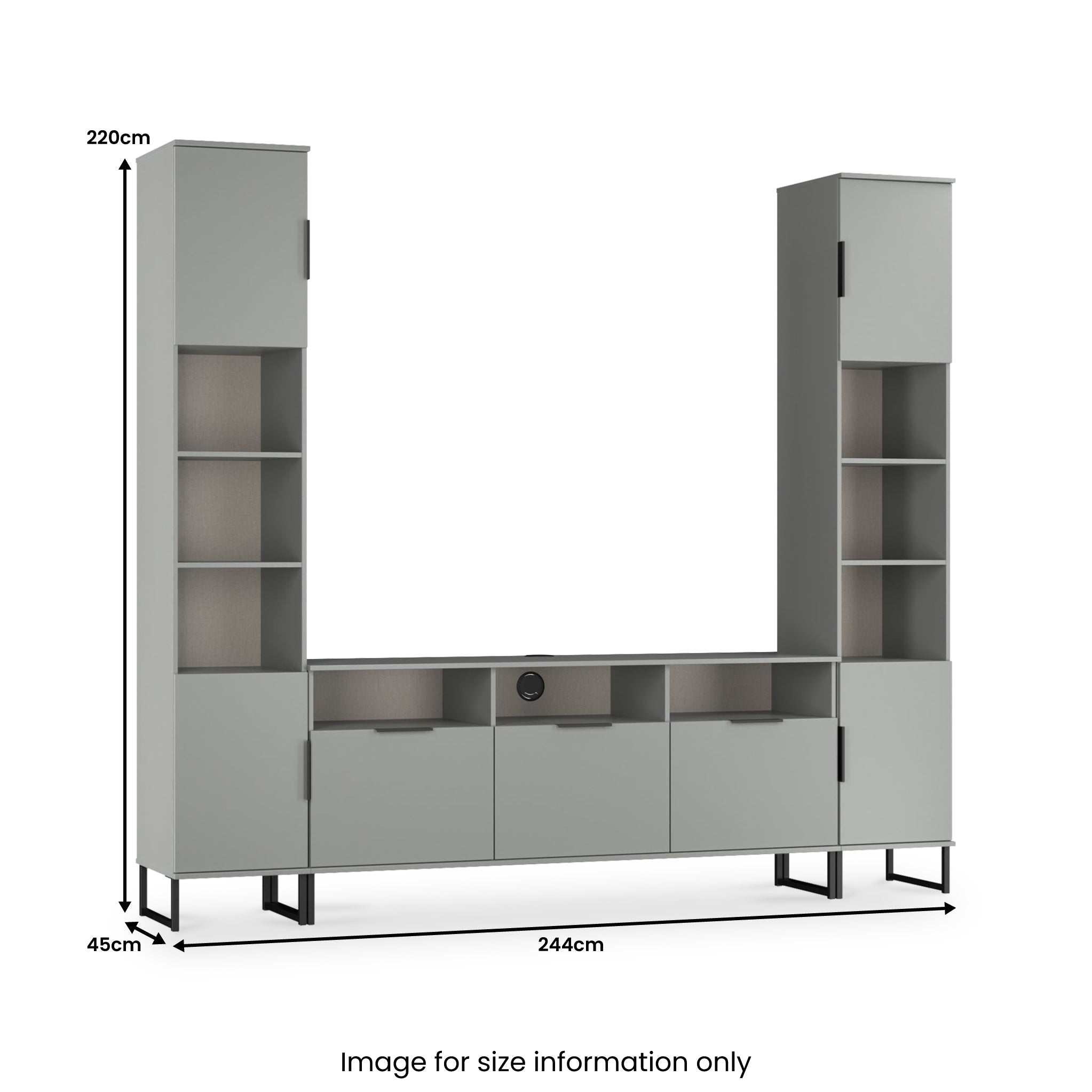 Ashbourne Media Wall TV Unit