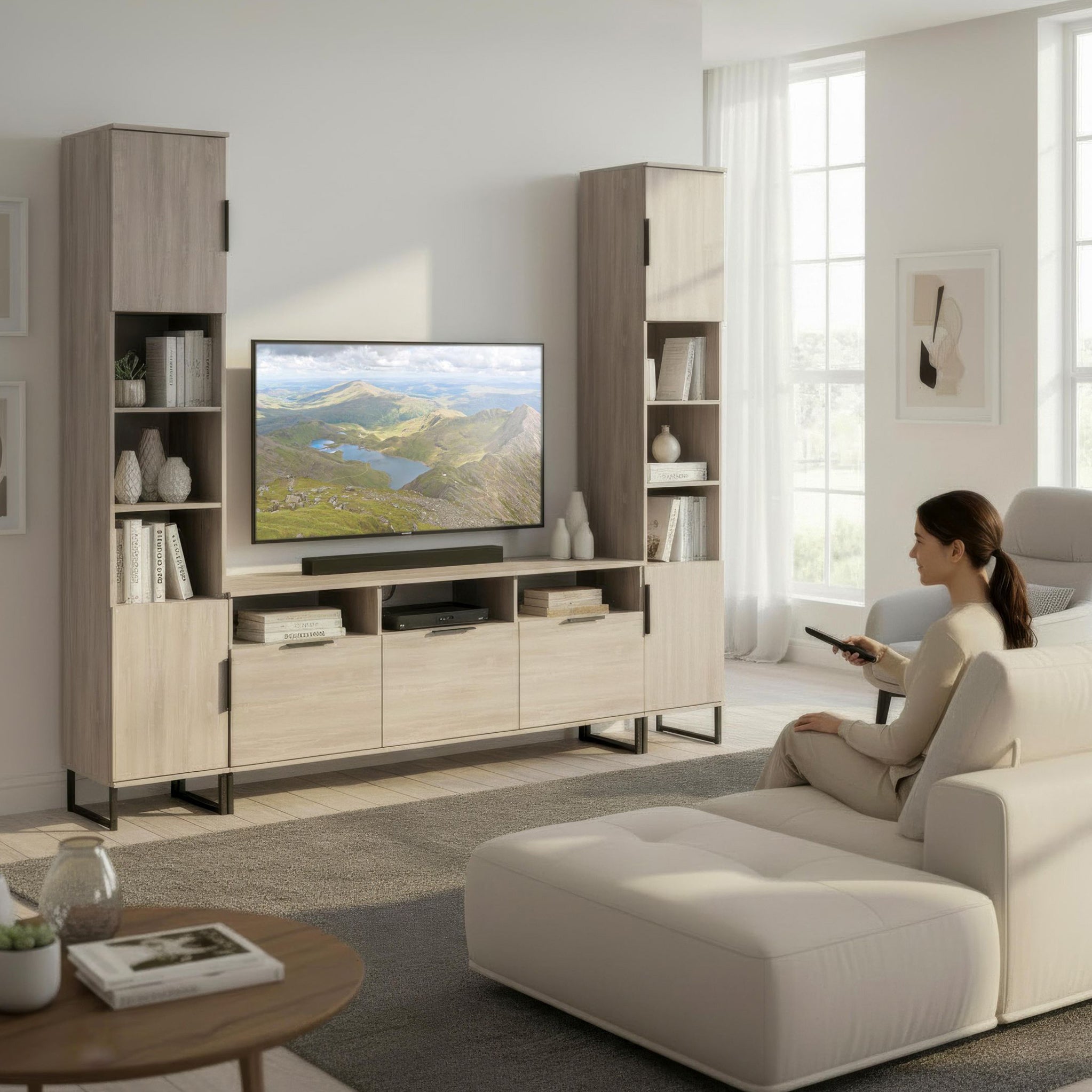 Ashbourne Media Wall TV Unit