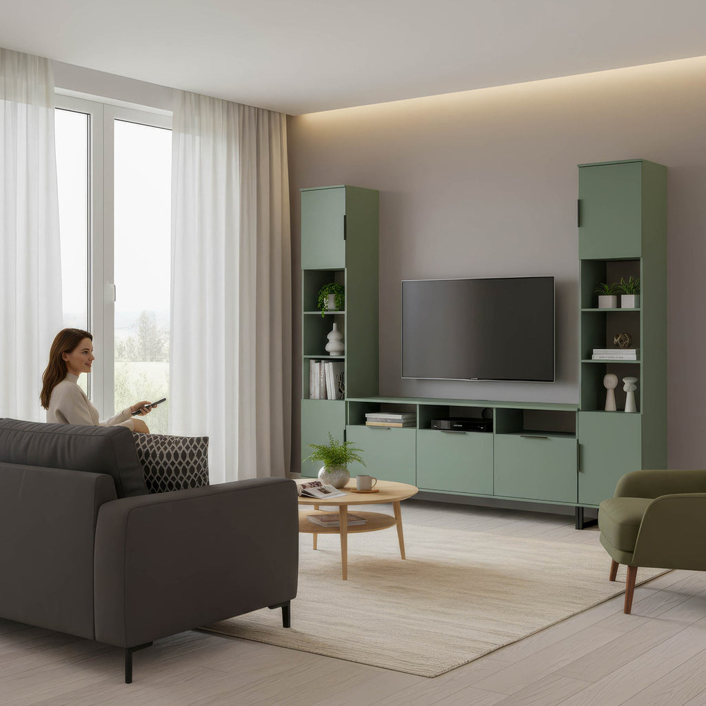 Ashbourne Media Wall TV Unit