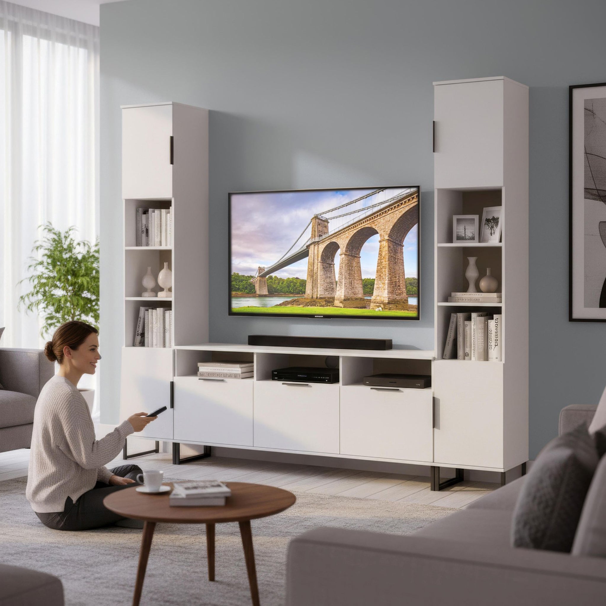 Ashbourne Media Wall TV Unit