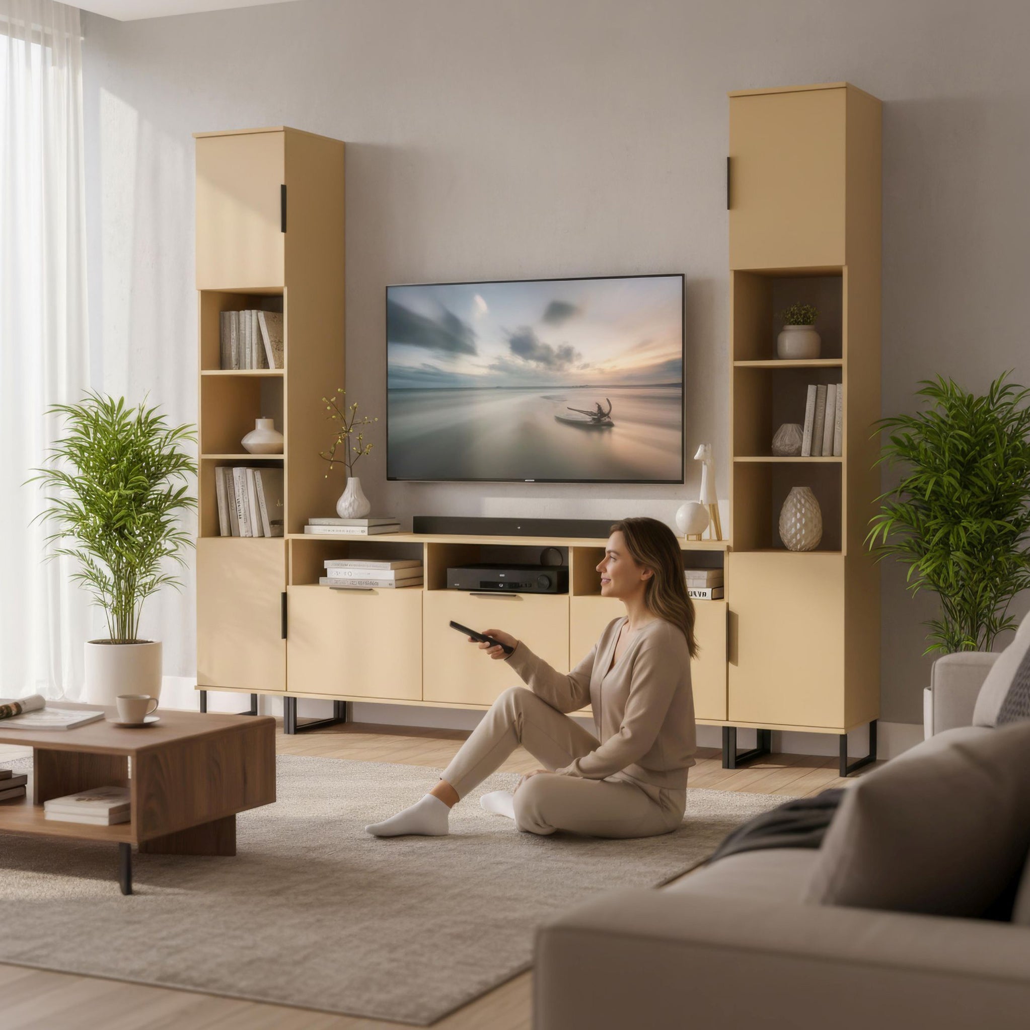 Ashbourne Media Wall TV Unit