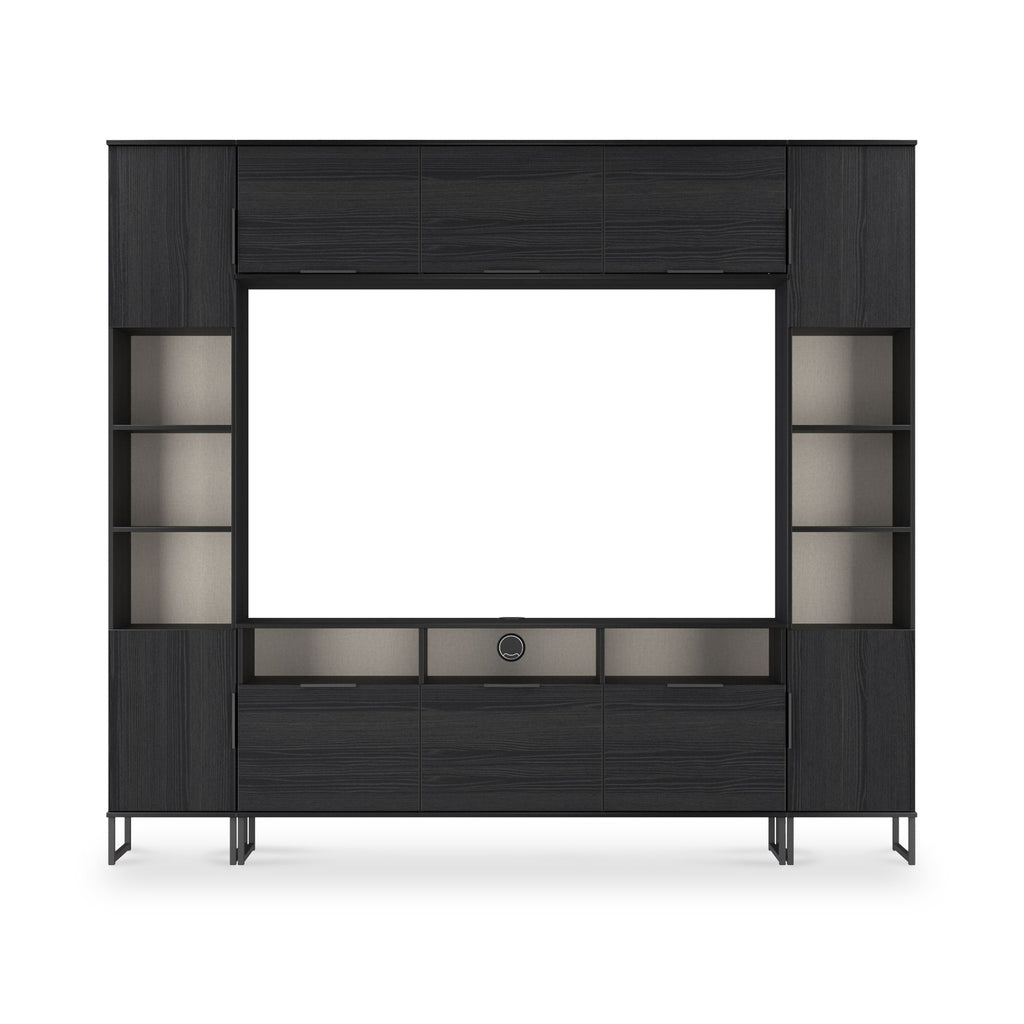 Ashbourne Media Wall TV Unit with Overhead Storage