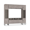 Ashbourne Media Wall TV Unit with Overhead Storage