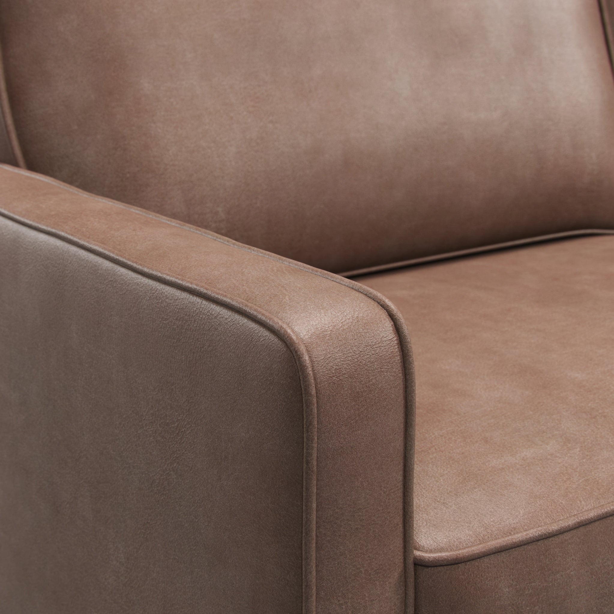 Jefri Faux Leather 3 Seater Sofa