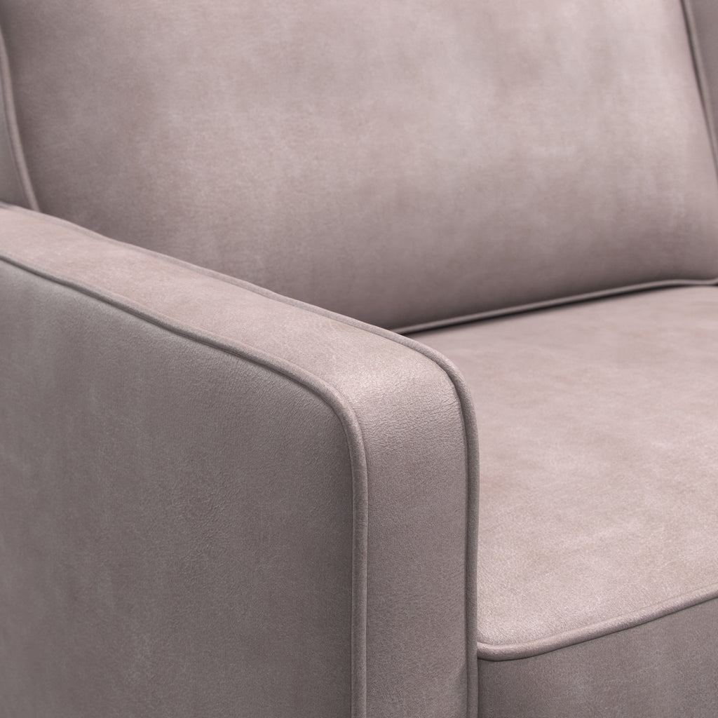 Jefri Faux Leather Reversible Chaise Sofa