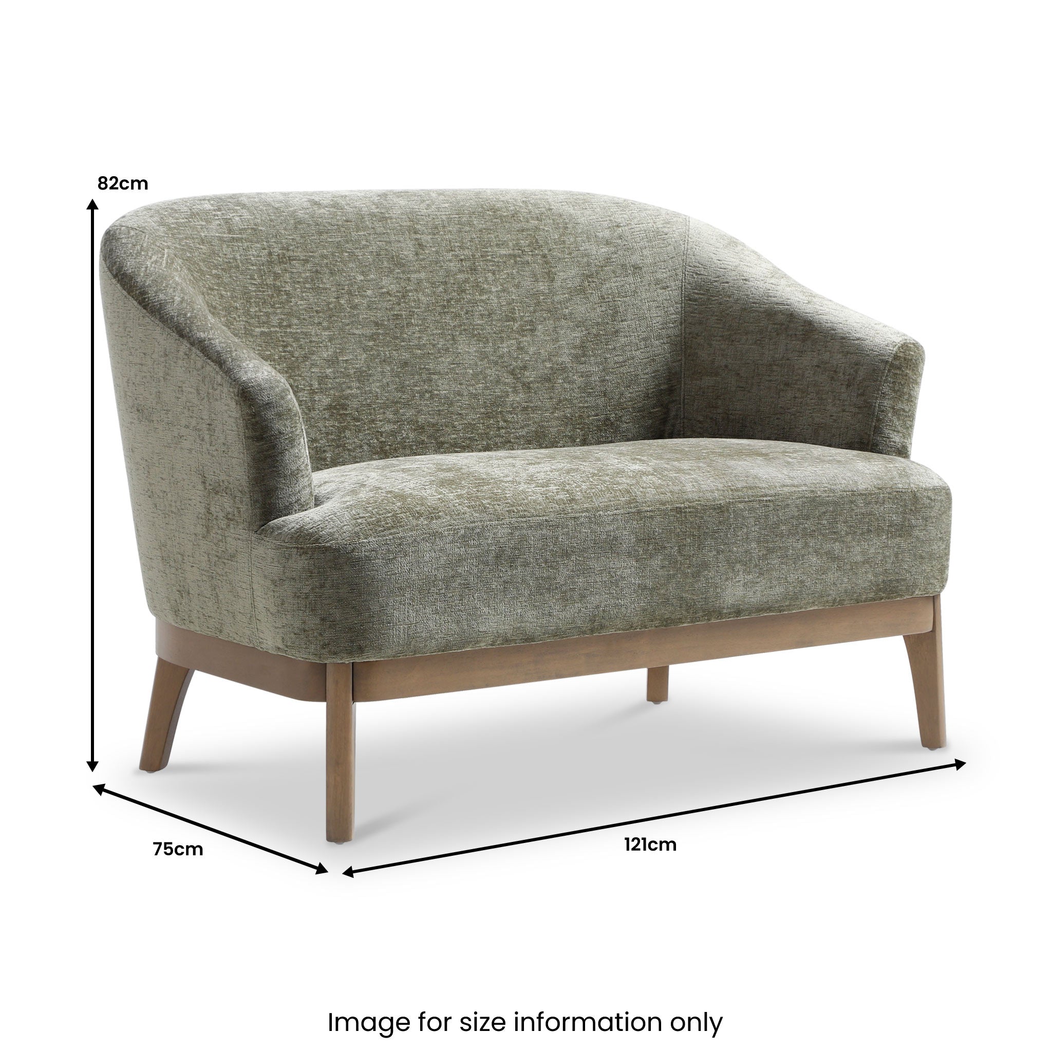 Lucinda Chenille 2 Seater Sofa