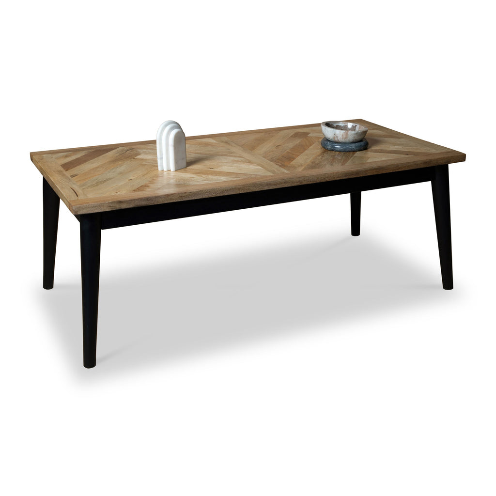 Maeko Parquet Mango Wood Coffee Table