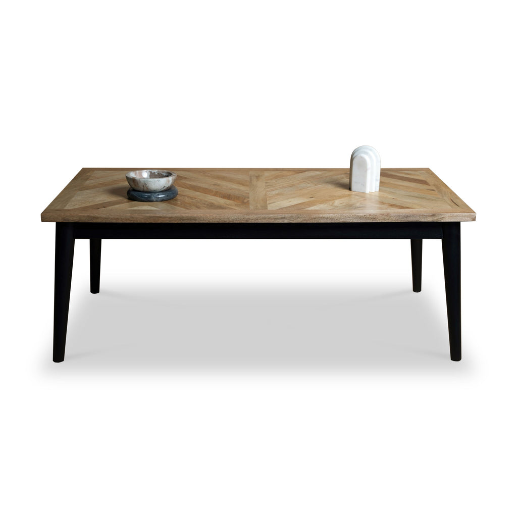 Maeko Parquet Mango Wood Coffee Table
