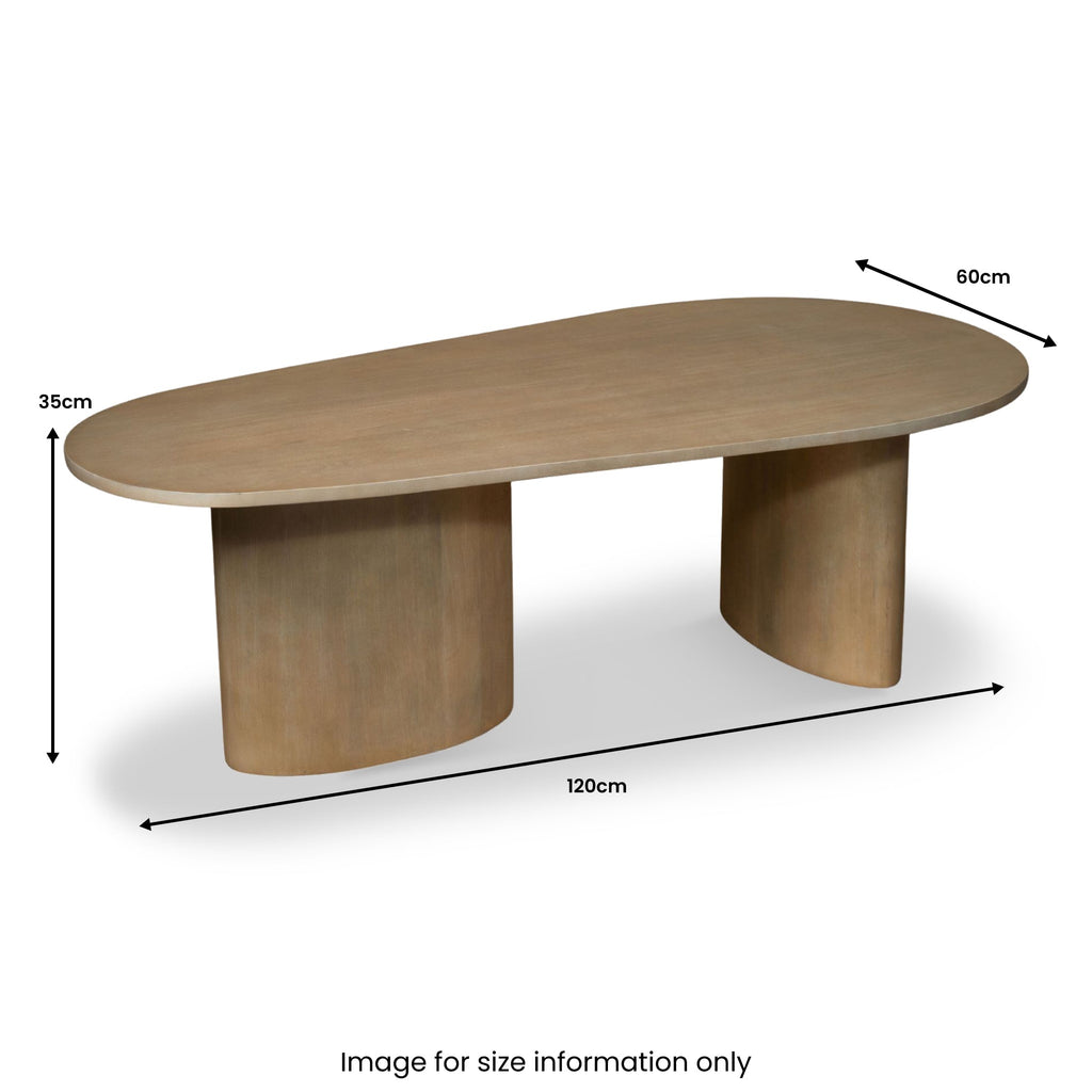 Zenra Mango Wood Coffee Table