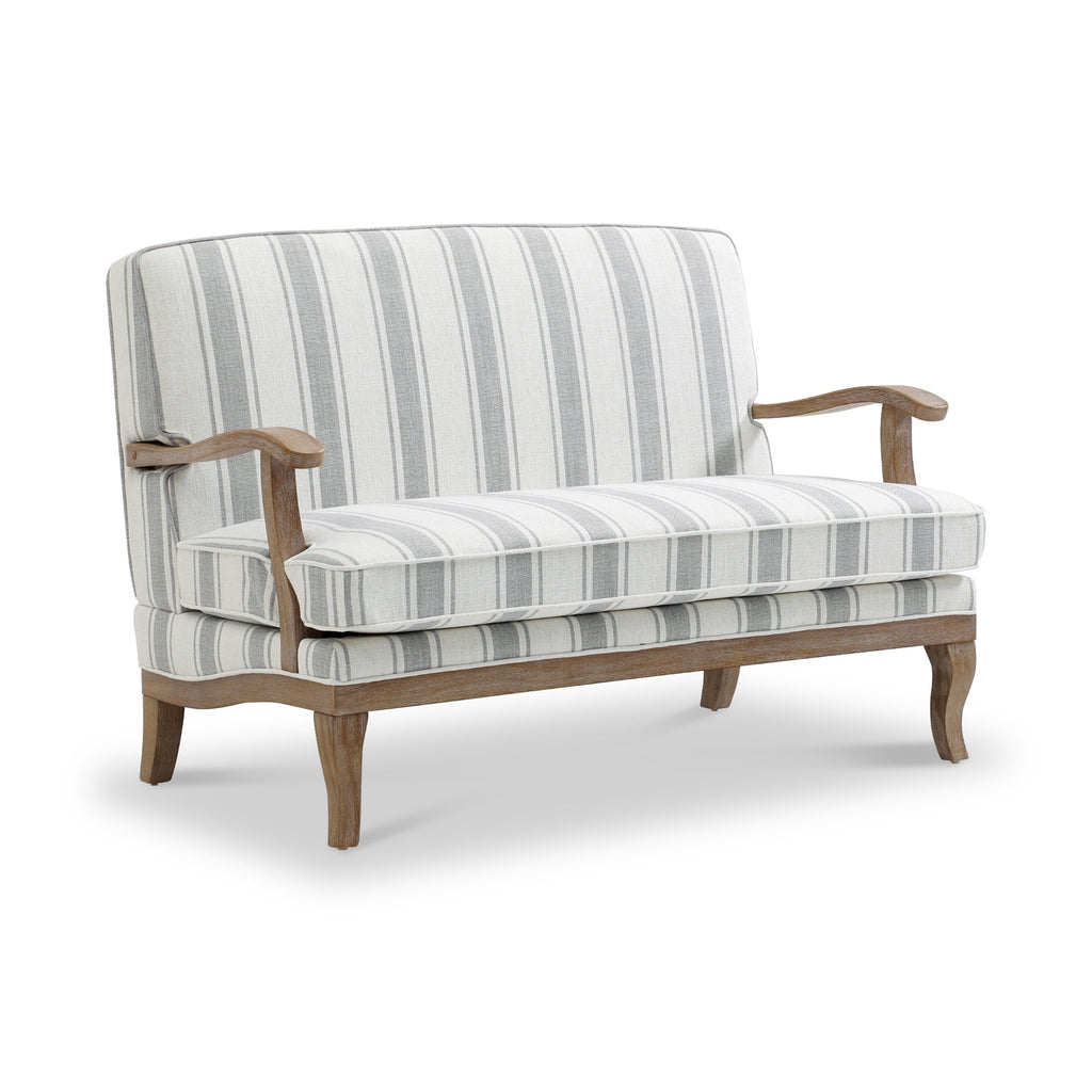 Sandringham Striped Linen 2 Seater Sofa