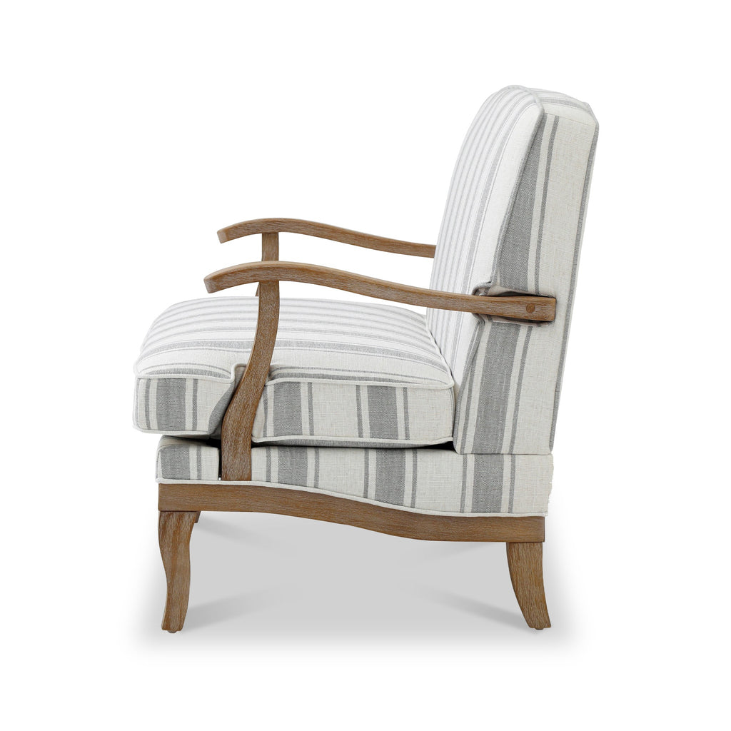 Sandringham Striped Linen 2 Seater Sofa