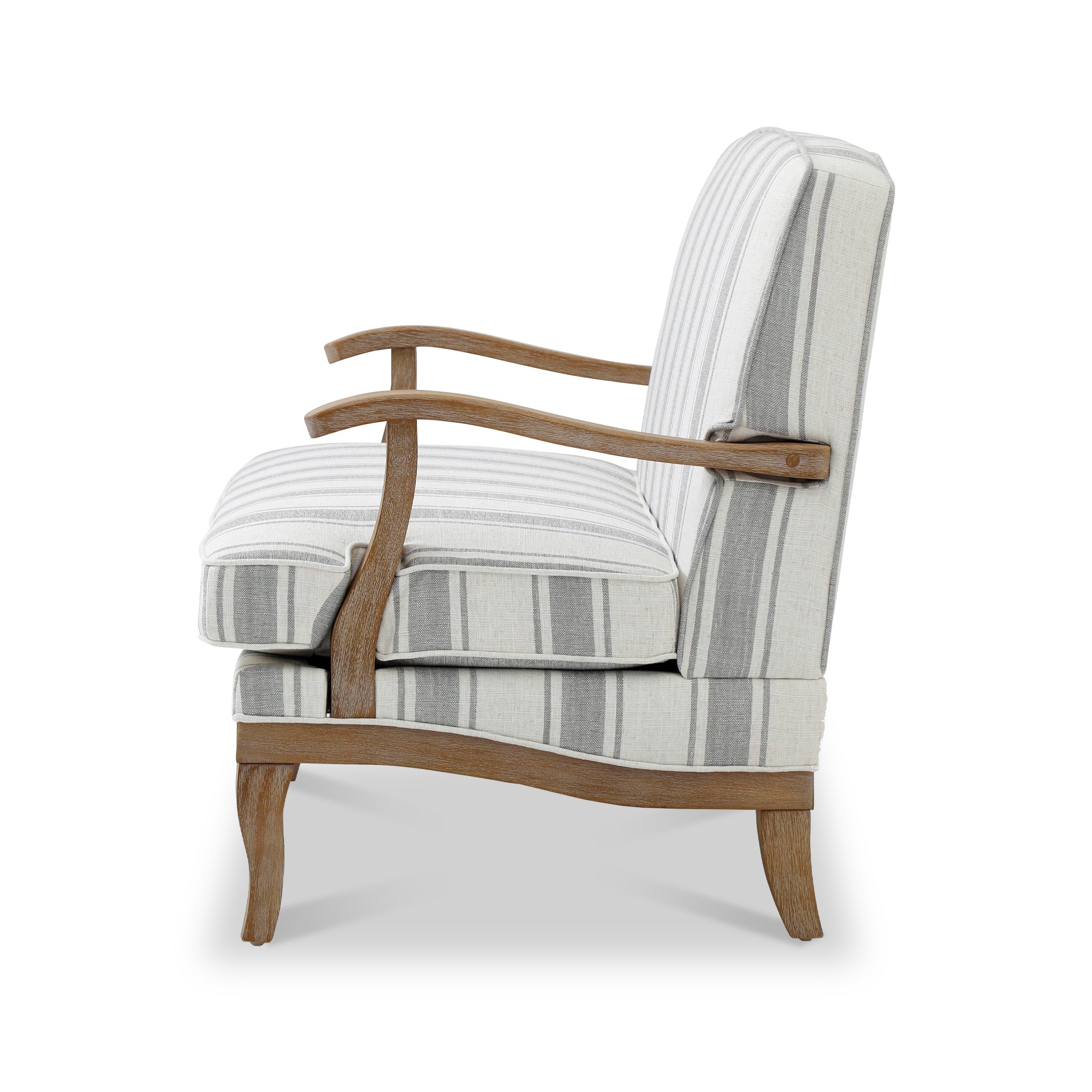 Sandringham Striped Linen 2 Seater Sofa