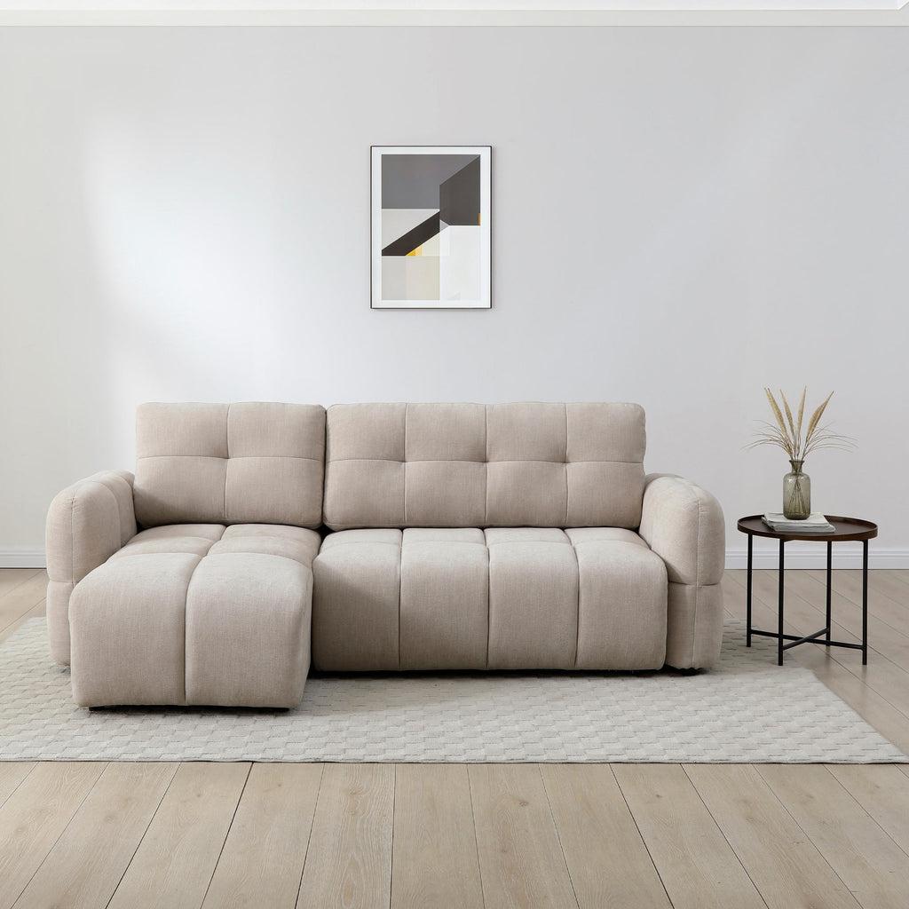 Morse Quilted Chaise Sofa Bed