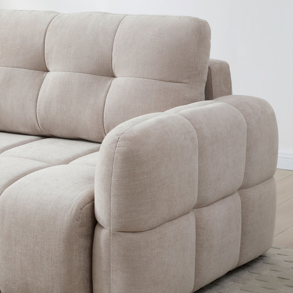 Morse Quilted Chaise Sofa Bed