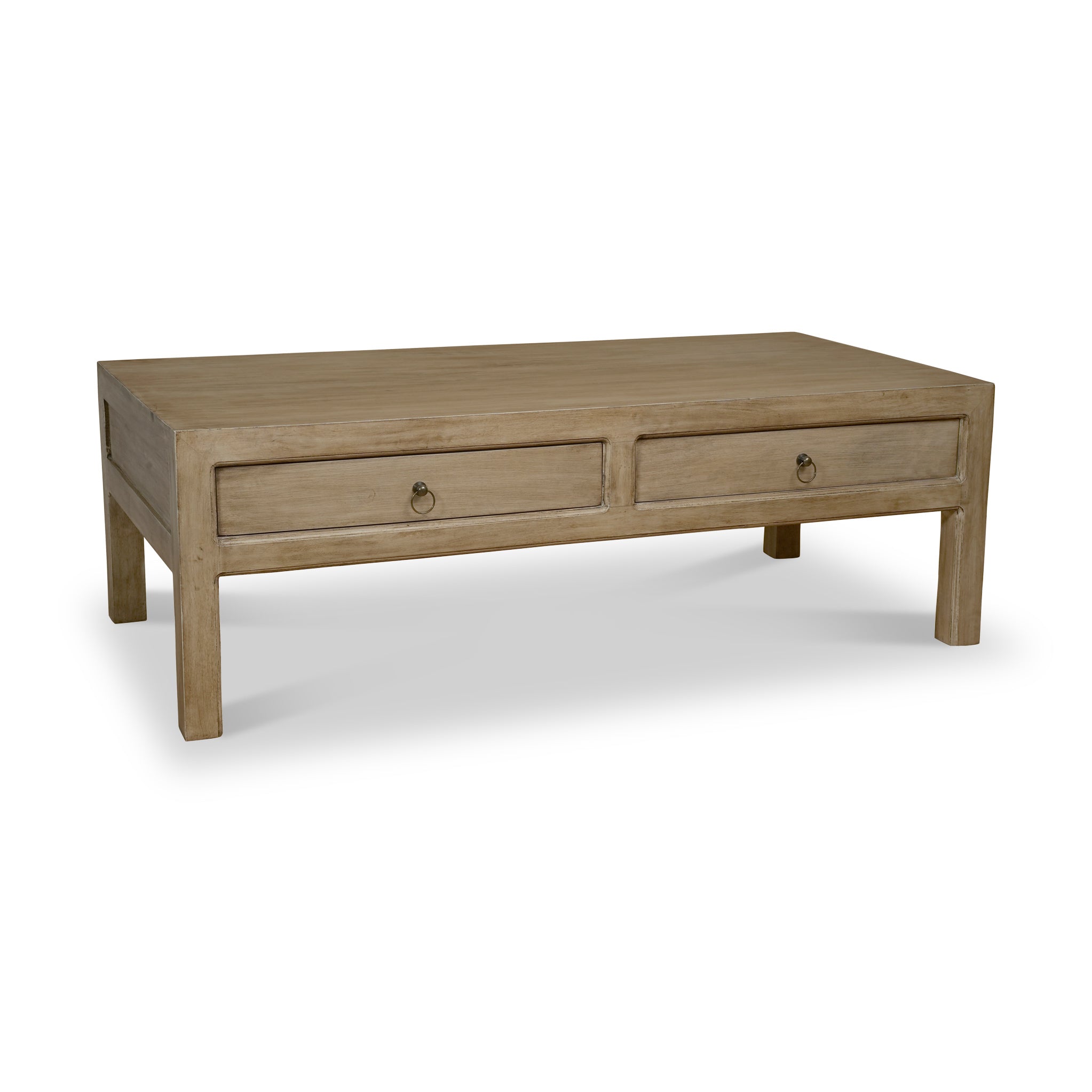 Amal Mango Wood 2 Drawer Coffee Table