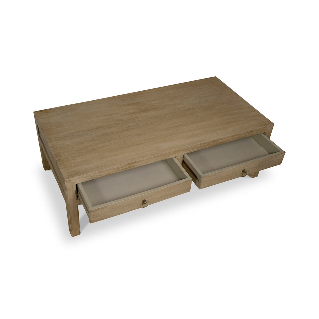 Amal Mango Wood 2 Drawer Coffee Table